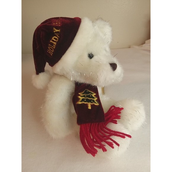 FIESTA HOLIDAY BEAR  L-20131 PLUSH STUFFED ANIMAL TOY - Picture 2 of 6